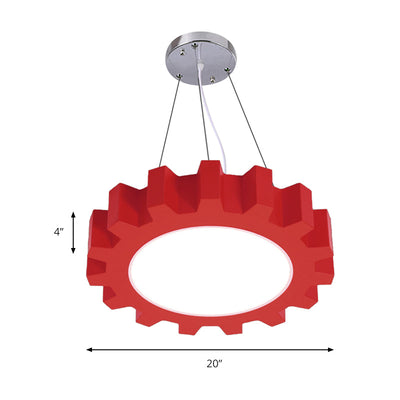 Delira Hanglamp Tandwiel Candykleur Kinderkamer