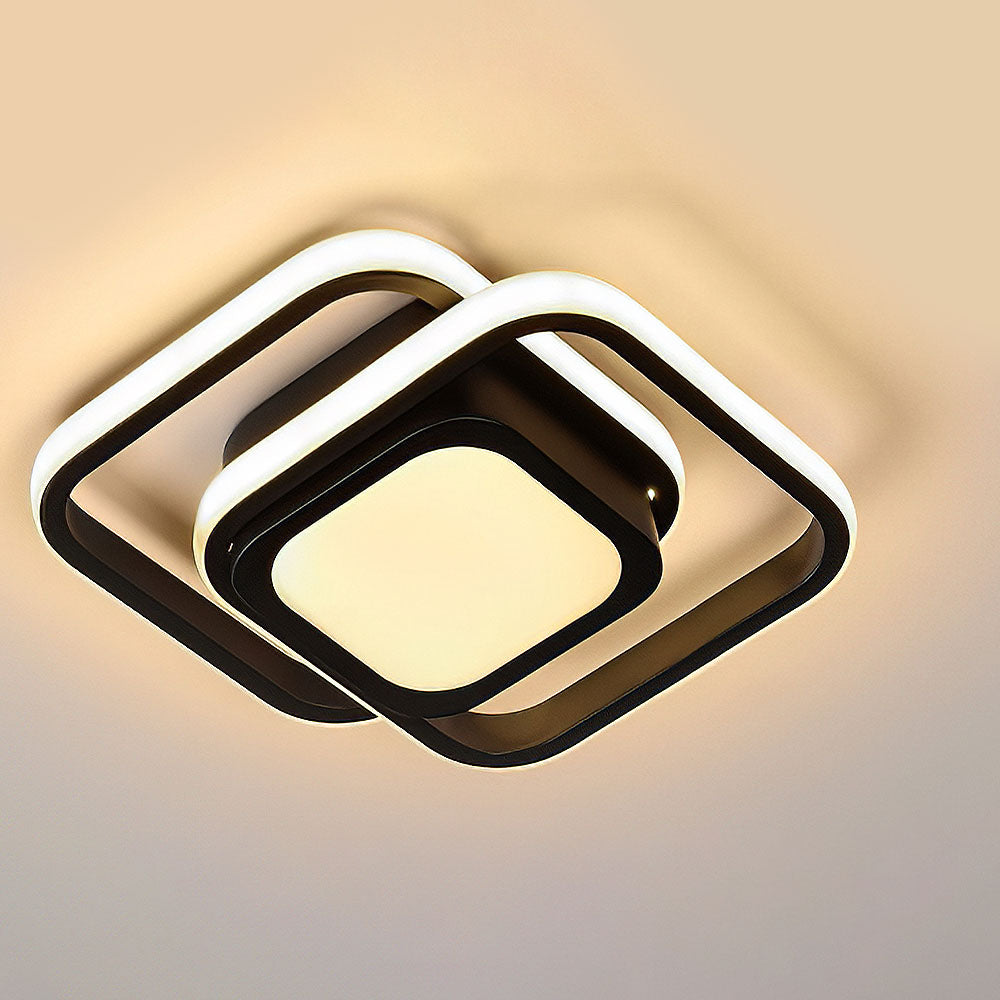 Delira Plafondlamp Minimalistisch Dubbele Ring