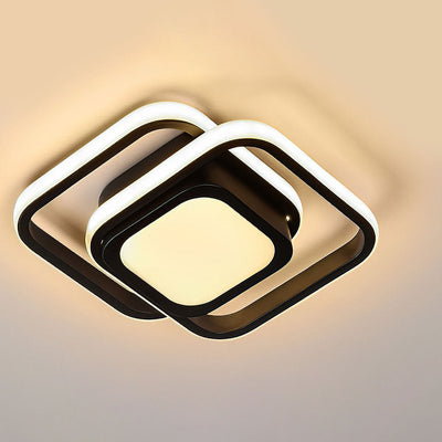 Delira Plafondlamp Minimalistisch Dubbele Ring