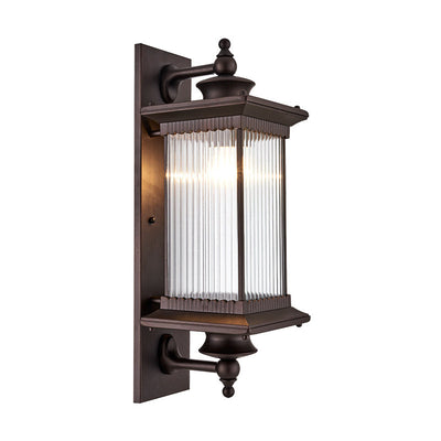 Delira Wandlamp Glas Rechthoek Ribbel