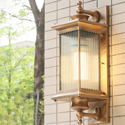 Delira Wandlamp Glas Rechthoek Ribbel