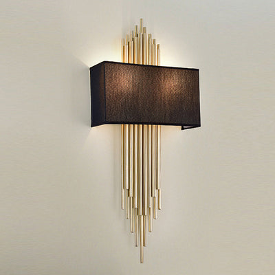 Delira Wandlamp Rechthoek Stoffen Kap