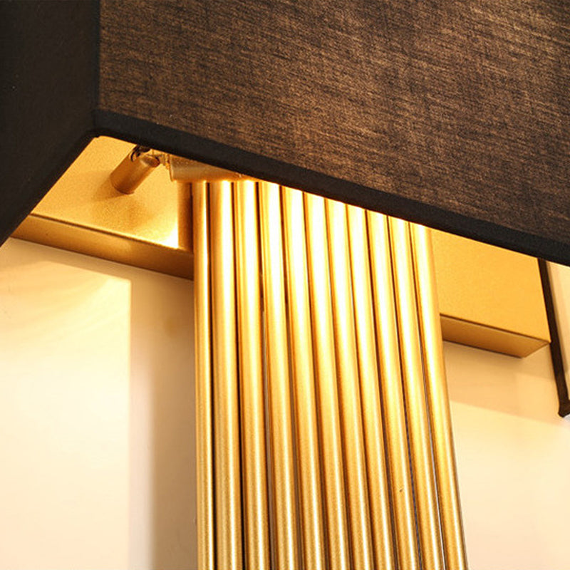 Delira Wandlamp Rechthoek Stoffen Kap