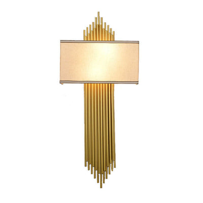 Delira Wandlamp Rechthoek Stoffen Kap