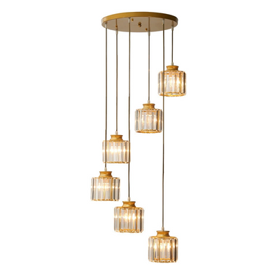 Delira Kroonluchter Kristal Goud Luxe