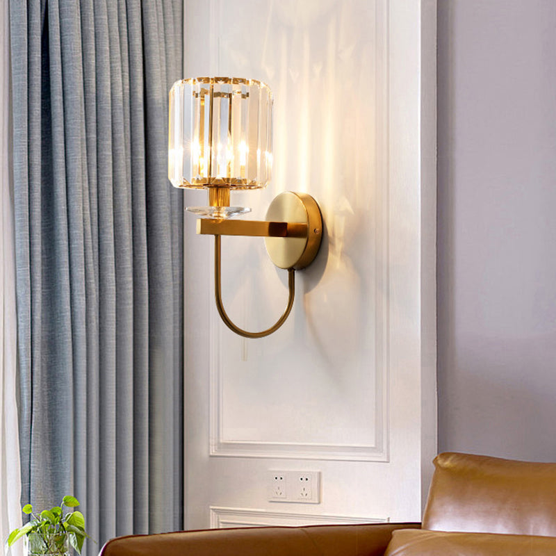 Delira Wandlamp Goud Kristal Elegant