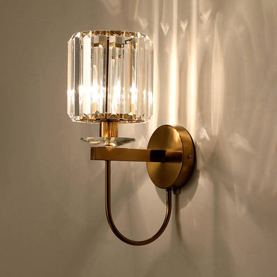 Delira Wandlamp Goud Kristal Elegant
