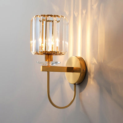 Delira Wandlamp Goud Kristal Elegant