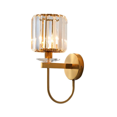 Delira Wandlamp Goud Kristal Elegant