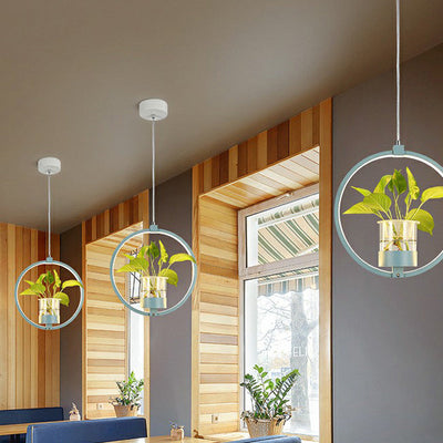 Delira Hanglamp Acryl Met Plantdetail