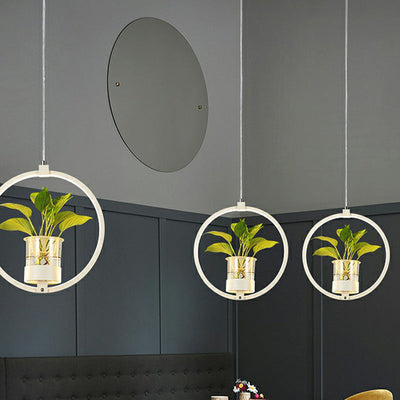 Delira Hanglamp Acryl Met Plantdetail