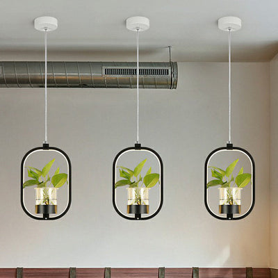 Delira Hanglamp Acryl Met Plantdetail