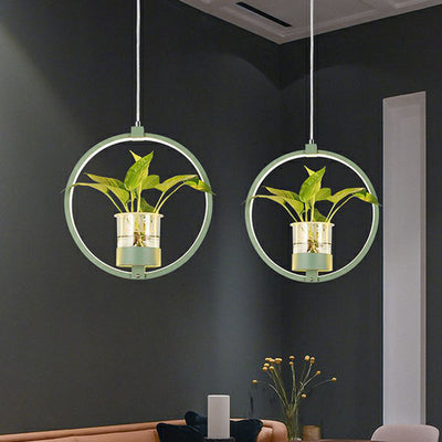 Delira Hanglamp Acryl Met Plantdetail
