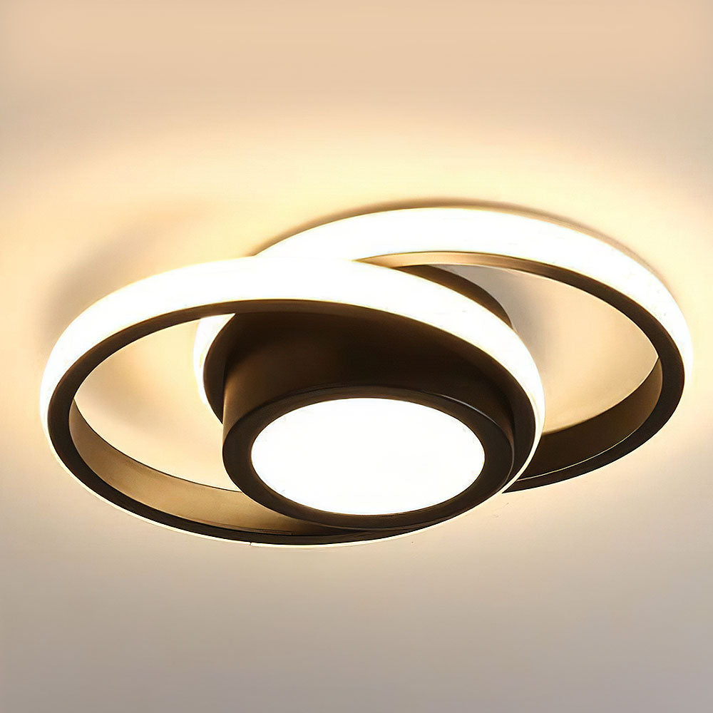 Delira Plafondlamp Minimalistisch Dubbele Ring