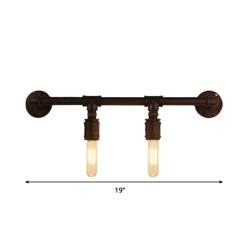 Delira Wandlamp Industrieel Zwart Metaal