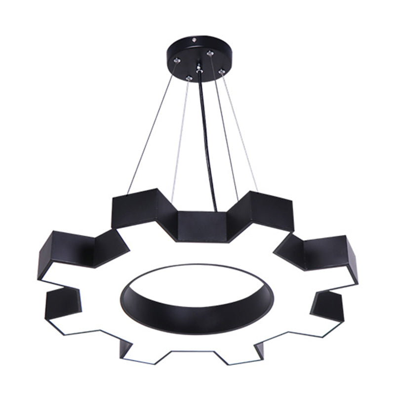 Delira Hanglamp Tandwielvorm Metaal Modern