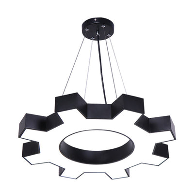 Delira Hanglamp Tandwielvorm Metaal Modern