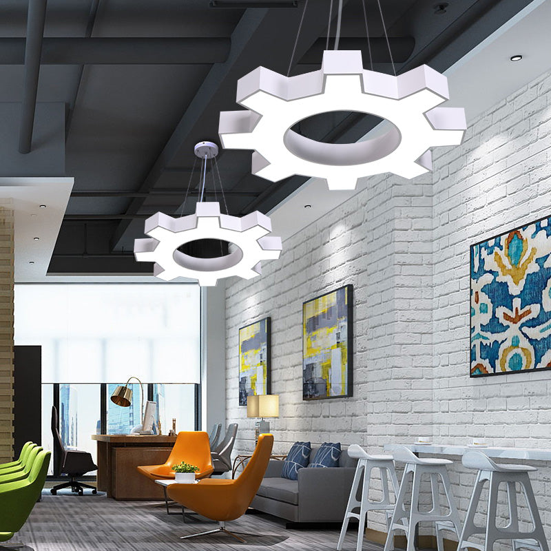 Delira Hanglamp Tandwielvorm Metaal Modern