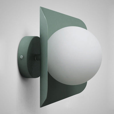 Delira Wandlamp Zeskant Glasbol