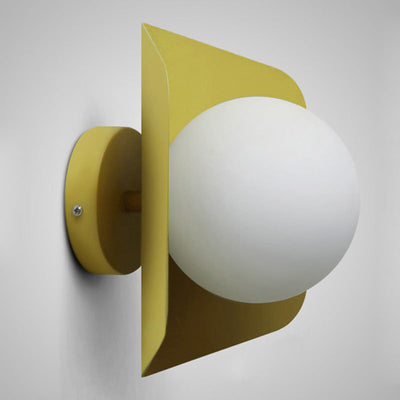 Delira Wandlamp Zeskant Glasbol