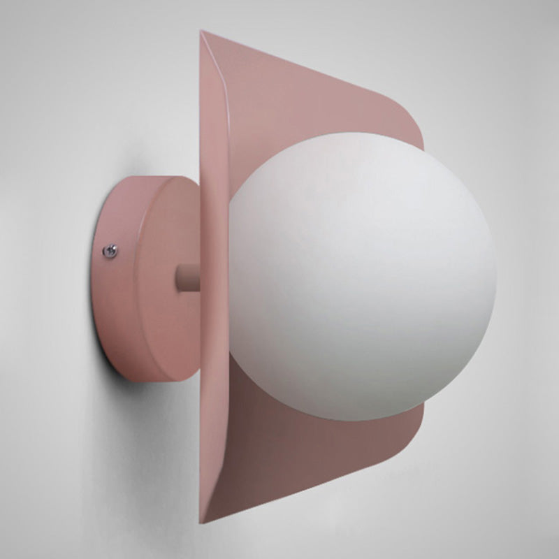 Delira Wandlamp Zeskant Glasbol