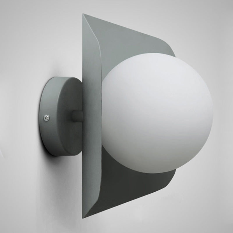 Delira Wandlamp Zeskant Glasbol