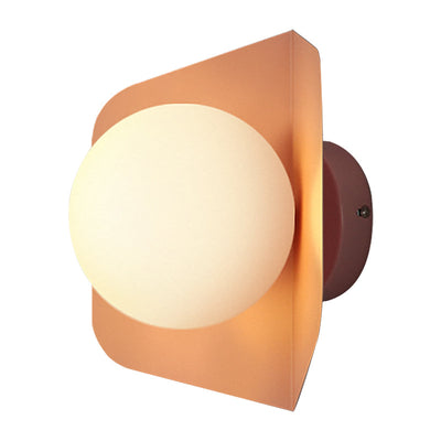Delira Wandlamp Zeskant Glasbol