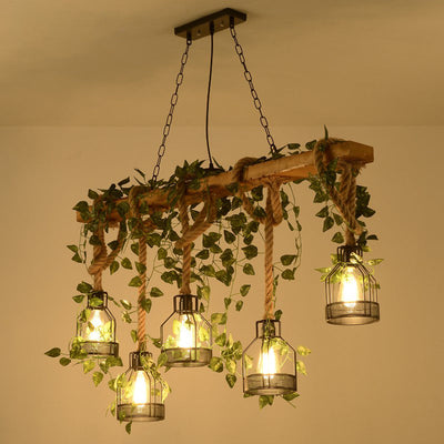 Delira Hanglamp Hout Industrieel Lineair