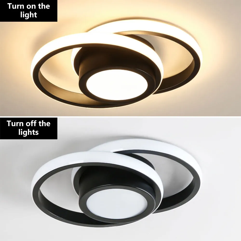 Delira Plafondlamp Minimalistisch Dubbele Ring