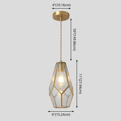 Delira Hanglamp Tiffany Glas Messing Plafondplaat