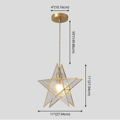 Delira Hanglamp Tiffany Glas Messing Plafondplaat