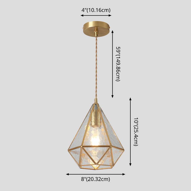 Delira Hanglamp Tiffany Glas Messing Plafondplaat