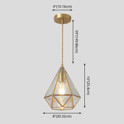 Delira Hanglamp Tiffany Glas Messing Plafondplaat