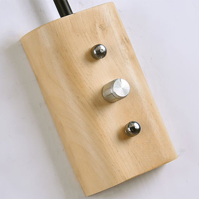 Delira Wandlamp Glas Houtaccent Wit