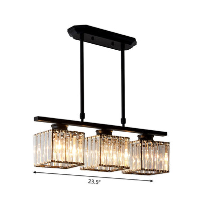 Delira Hanglamp Kristal Vierkant Modern Design