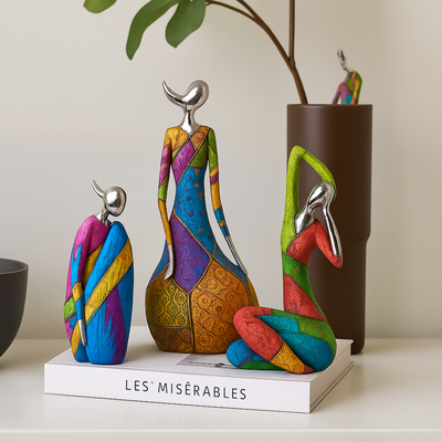 Delira Sculptuur Kleurrijke Abstracte Vorm