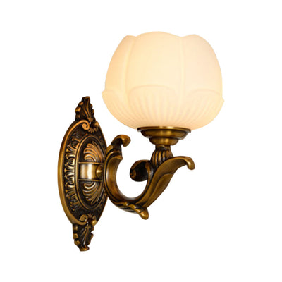 Delira Wandlamp Glas Lotusvorm