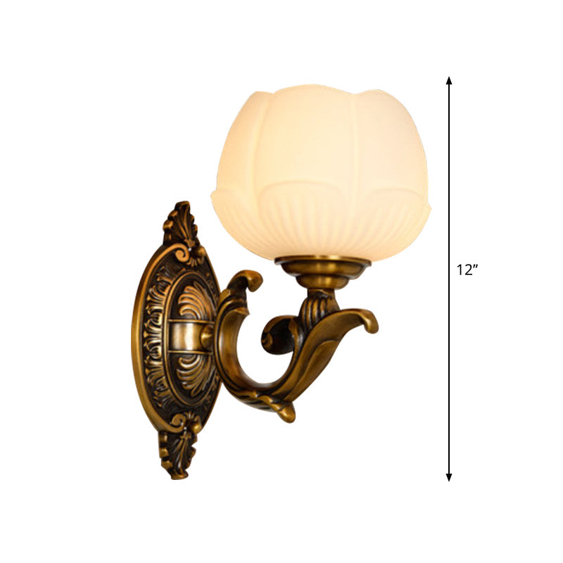 Delira Wandlamp Glas Lotusvorm