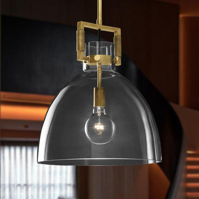 Delira Hanglamp Messing Glas Modern