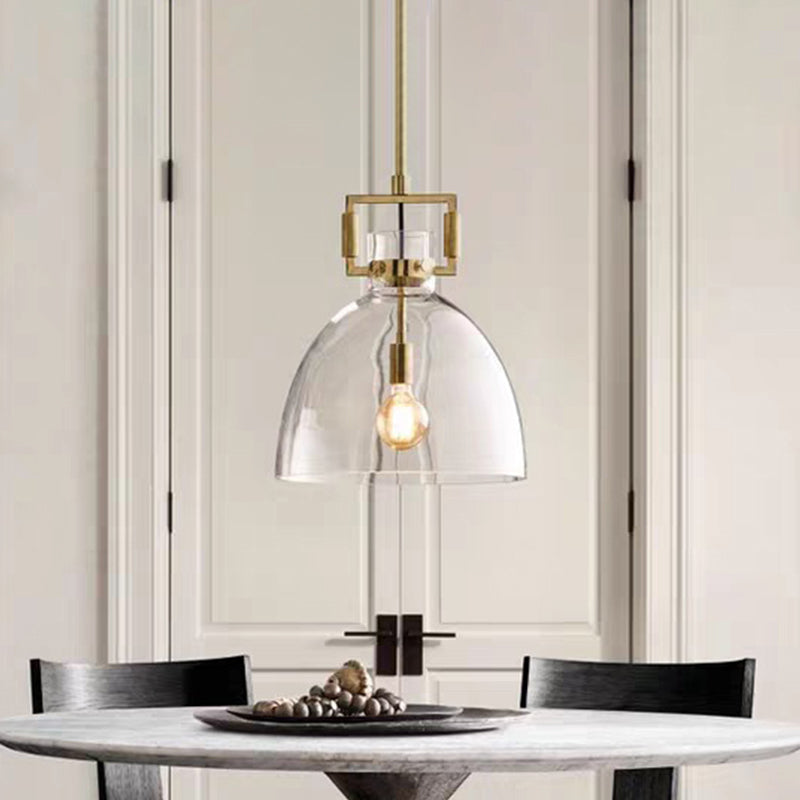 Delira Hanglamp Messing Glas Modern