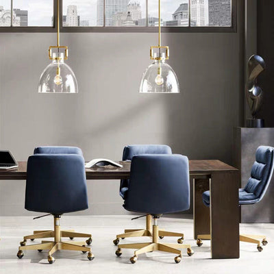 Delira Hanglamp Messing Glas Modern