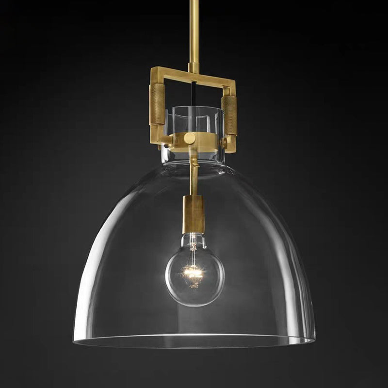 Delira Hanglamp Messing Glas Modern