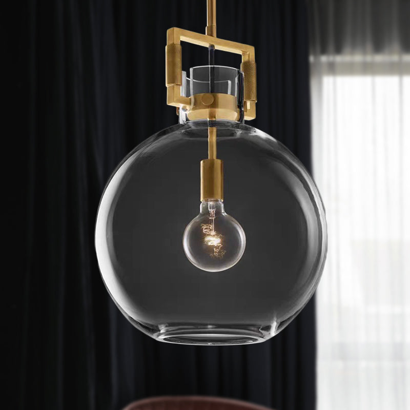 Delira Hanglamp Messing Glas Modern