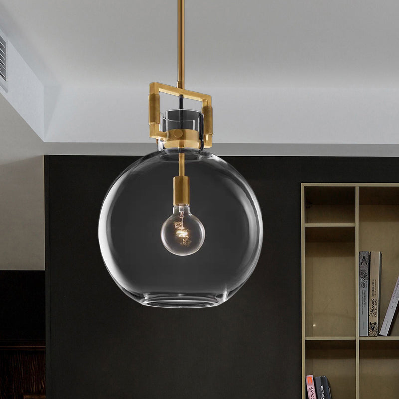 Delira Hanglamp Messing Glas Modern