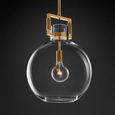 Delira Hanglamp Messing Glas Modern