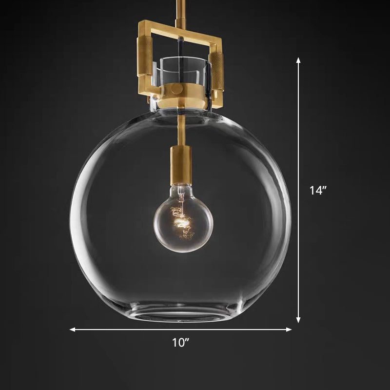 Delira Hanglamp Messing Glas Modern