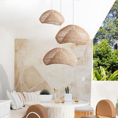 Delira Hanglamp Rotan Wave Design