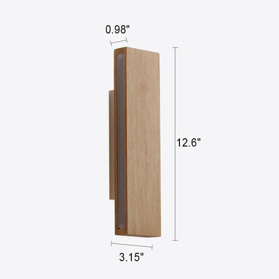 Delira Wandlamp Hout LED Minimalistisch Design