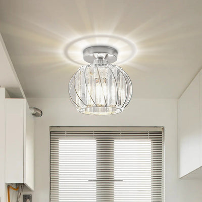 Delira Plafondlamp Glas Zwart Minimalistisch