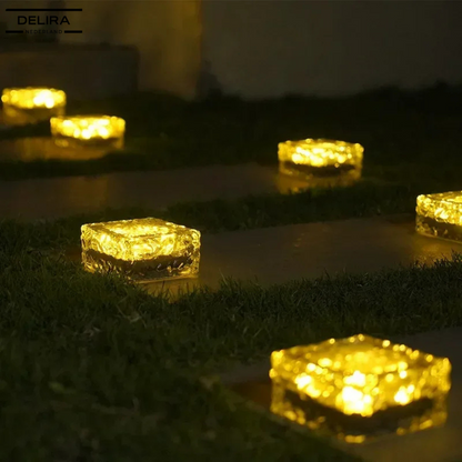 GlowBrick™ – Solar Lichtsteen voor tuin & terras